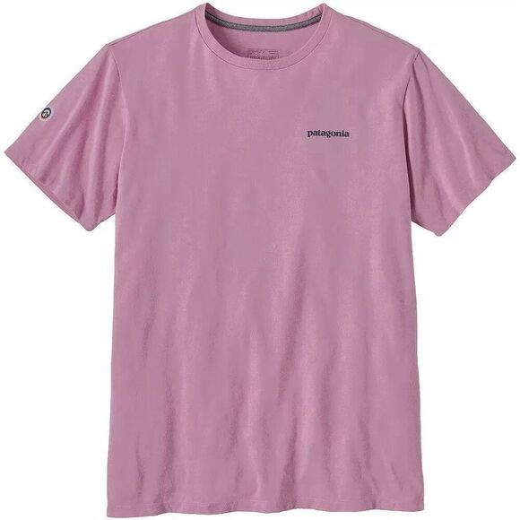 Patagonia Unisex Fits Roy Icon Responsibili-Tee Shirt M. Mauve Women M / Men S - Picture 5 of 9